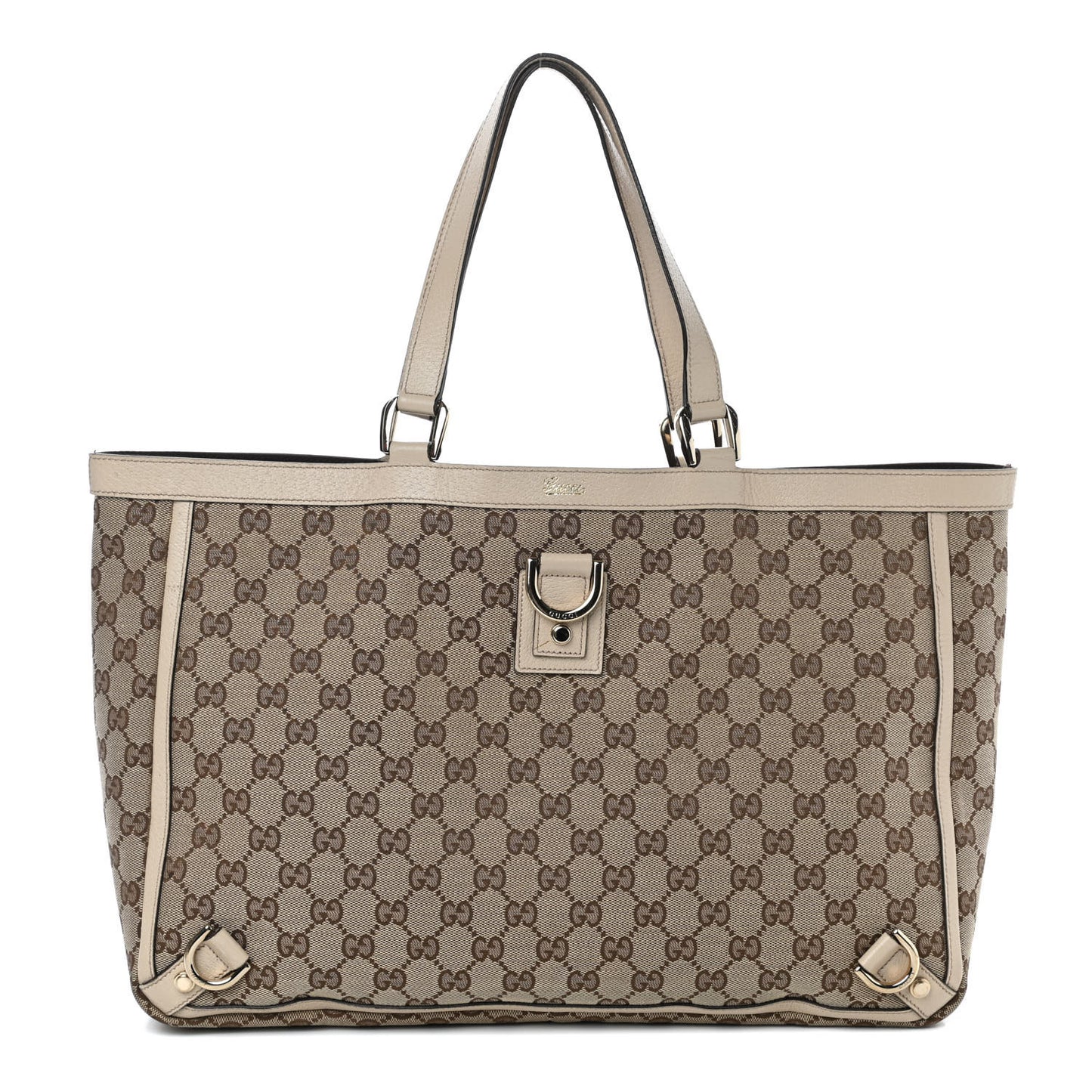 Monogram Large Abbey Tote Off White