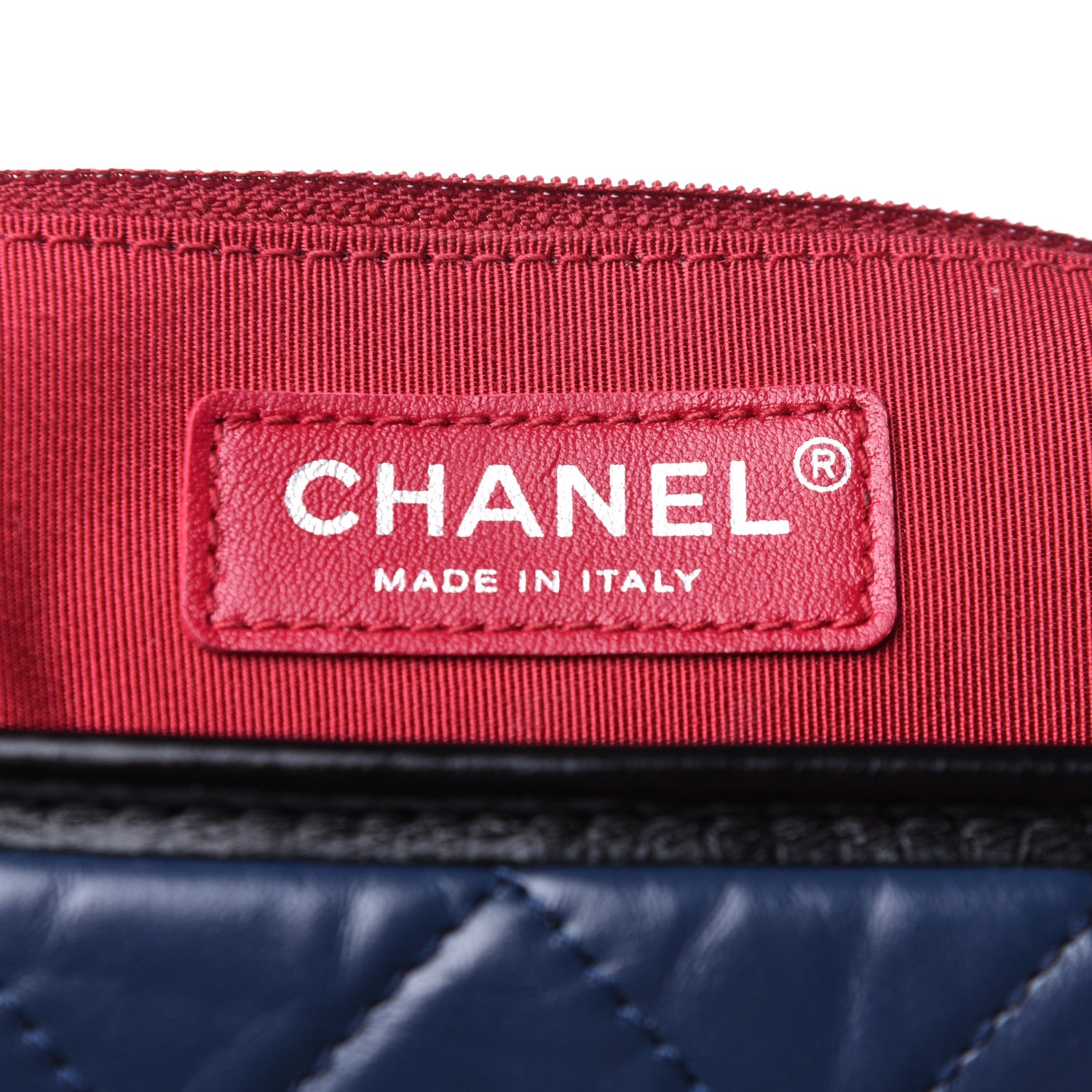Chanel Aged Calfskin Quilted Medium Gabrielle Hobo Navy Black 6 of 11