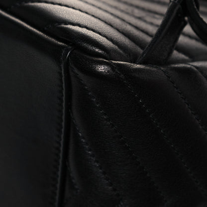 Saint Laurent Lambskin Matelasse Monogram Joe Backpack Black 11 of 12