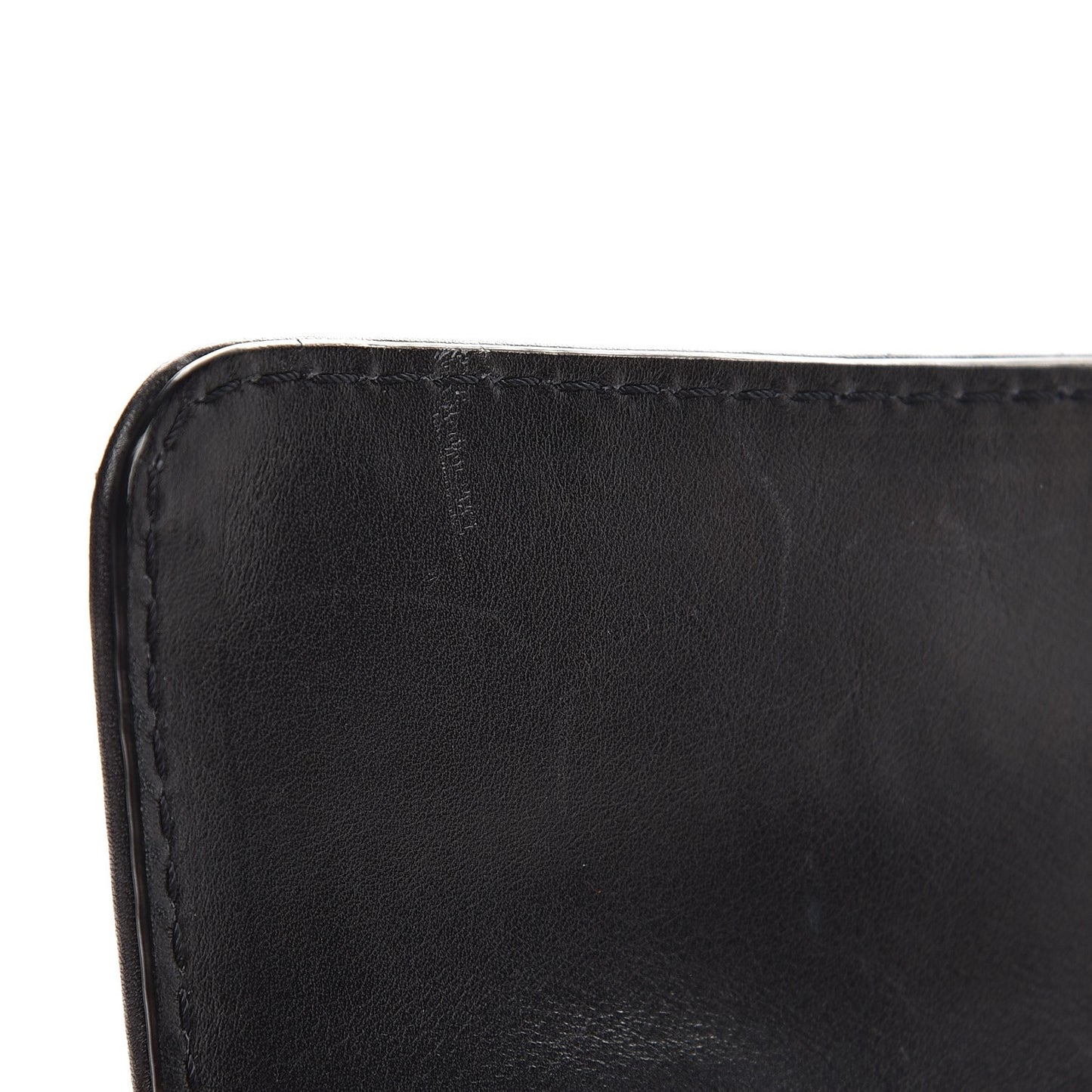 Vitello Rockstud Flip Lock Shoulder Flap Bag Black