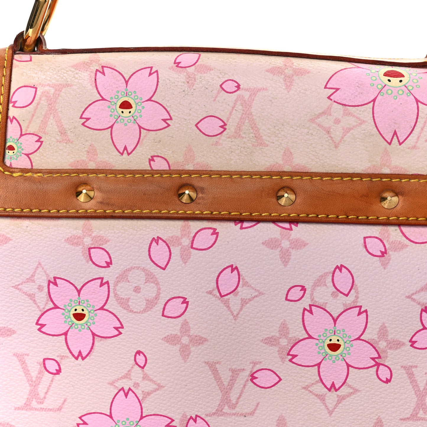 Monogram Cherry Blossom Sac Retro Pink