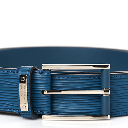 Louis Vuitton Epi 35mm Belt 95 38 Blue Celeste 2 of 8