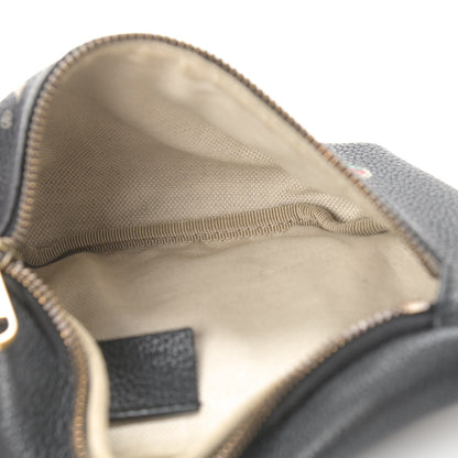Gucci Grained Calfskin Small Logo Belt Bag Black 5 of 10