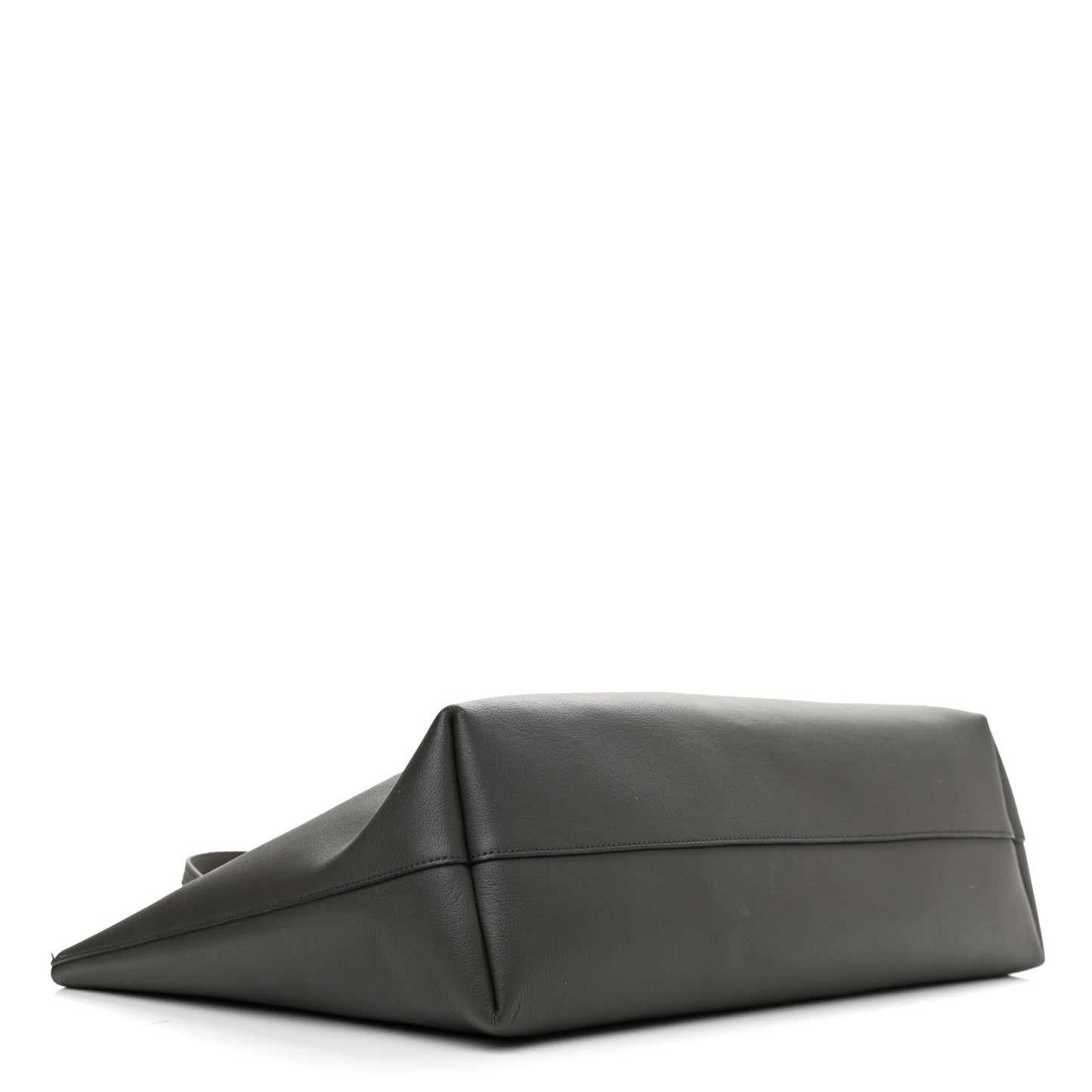 Calfskin Large Shopping Tote Pebble