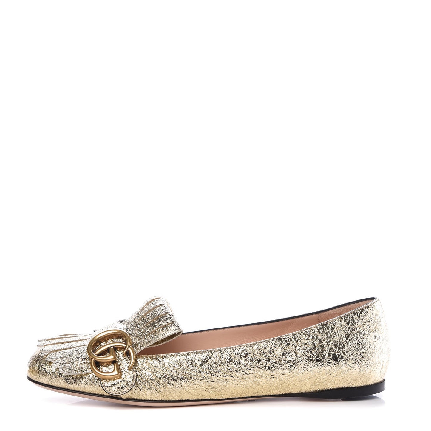 Galassia GG Marmont Fringe Flats 38 Platino