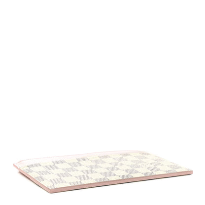 Louis Vuitton Damier Azur Slim Purse Rose Balerine 4 of 7