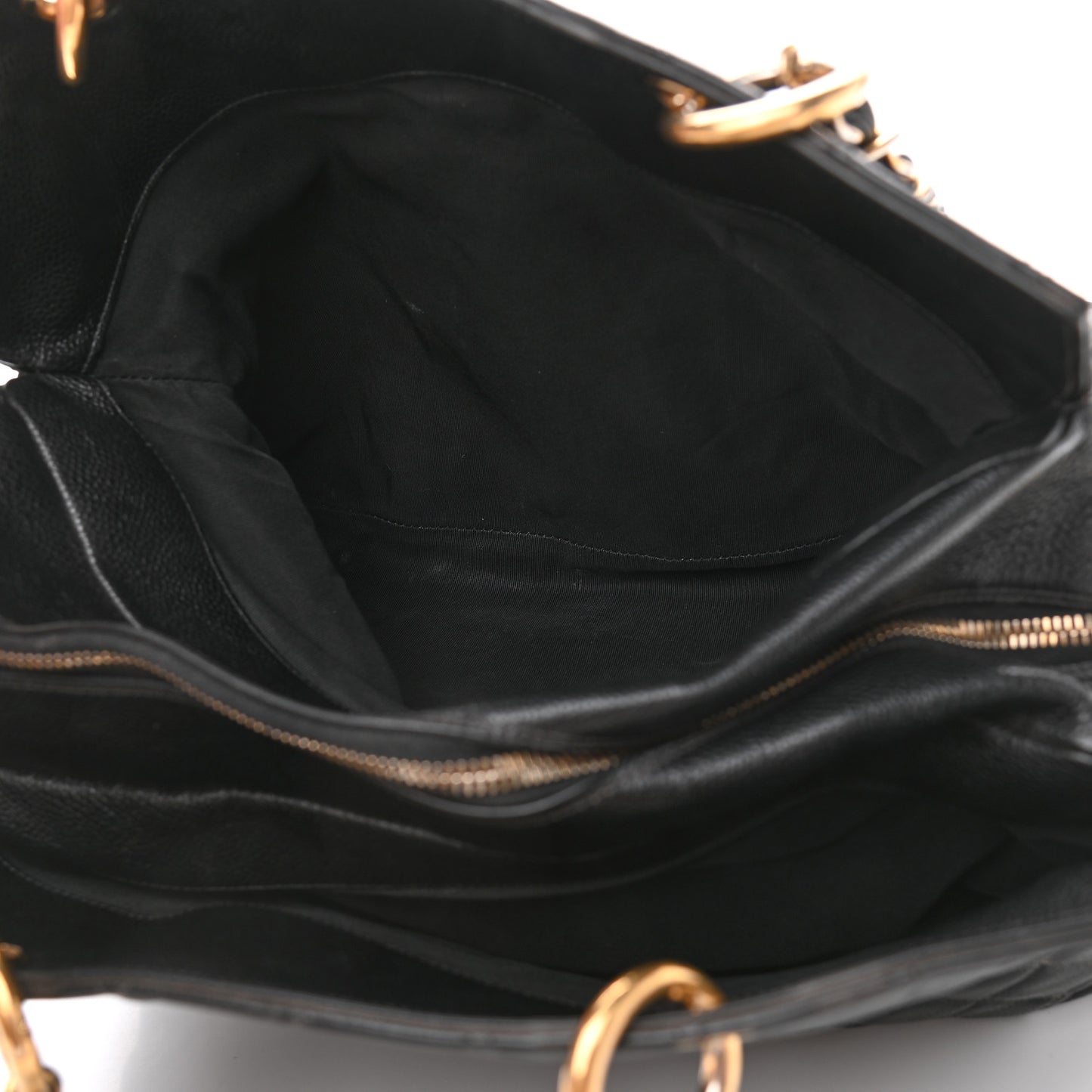 Caviar Quilted Grand Timeless Tote GTT Black