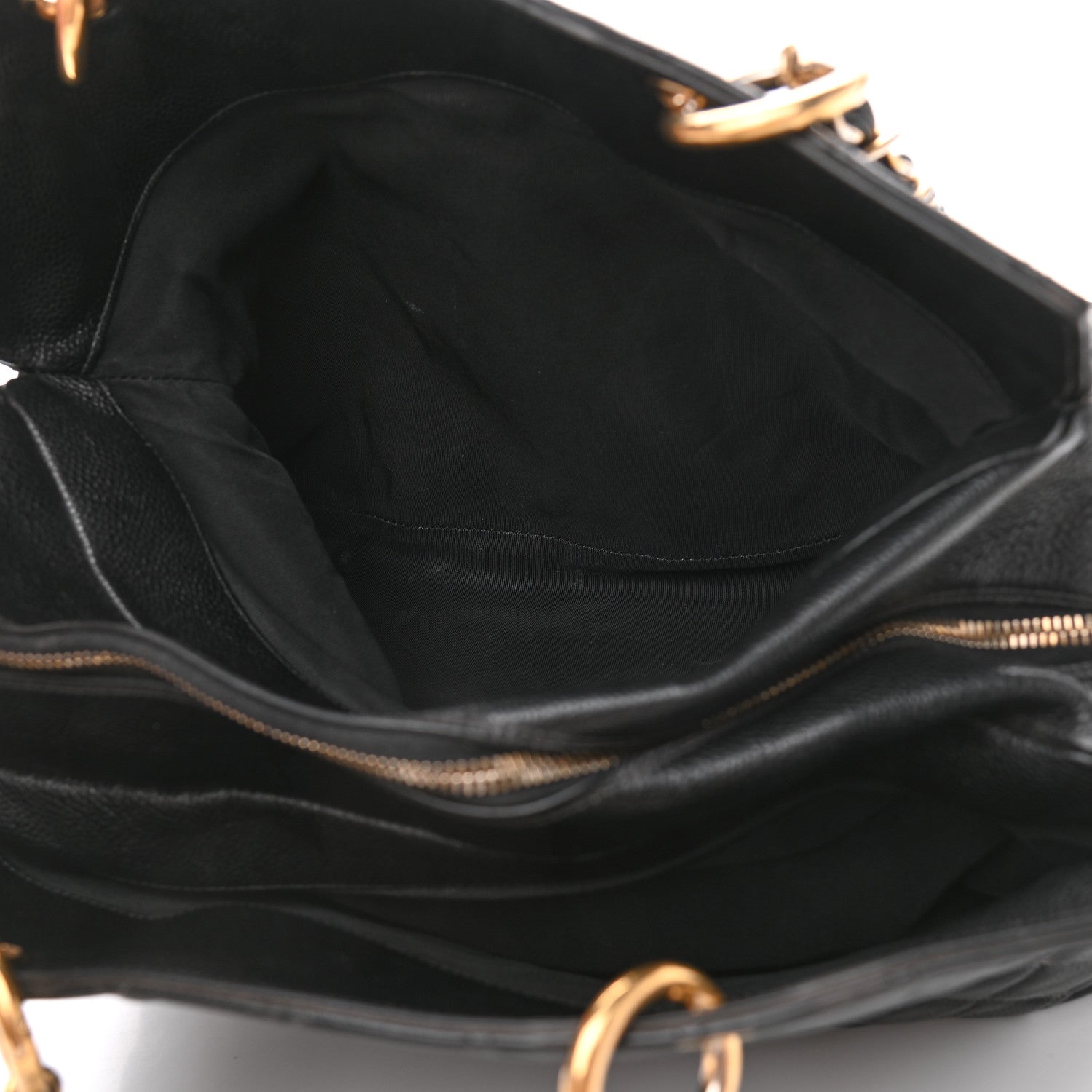 Chanel Caviar Quilted Grand Timeless Tote GTT Black 6 of 13