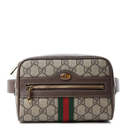 Gucci GG Supreme Monogram Small Ophidia Belt Bag 65 26 Dark Brown 1 of 11