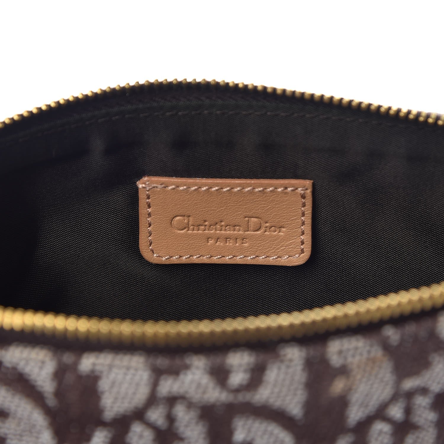 Christian Dior Monogram Mini Saddle Pochette Brown 6 of 8