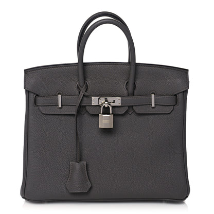 Hermes Togo Birkin 25 Etain 1 of 35