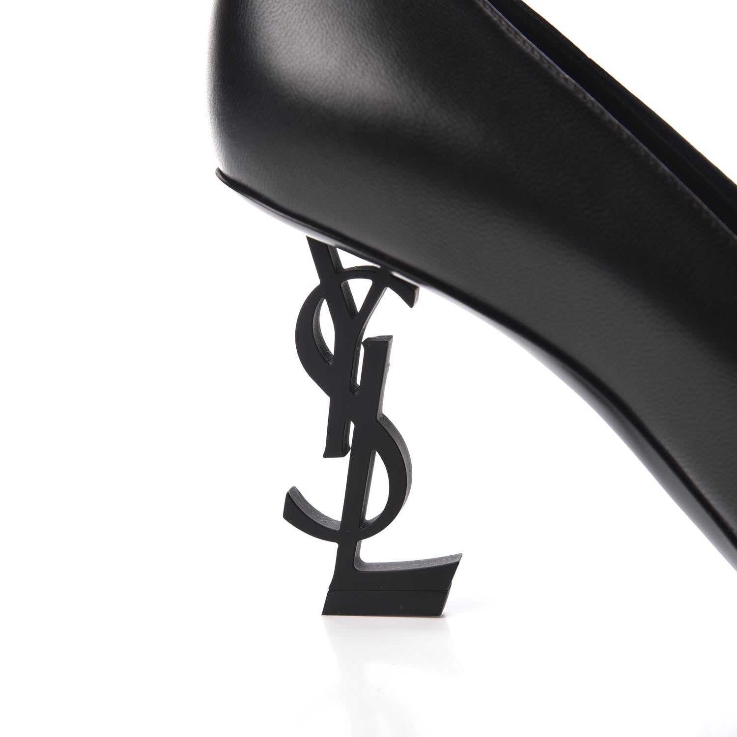 Saint Laurent Calfskin Opyum 85 Pumps 38.5 Black 9 of 10