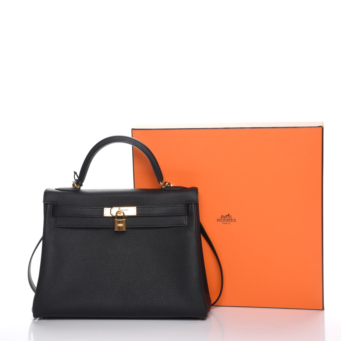Togo Kelly Retourne 32 Black