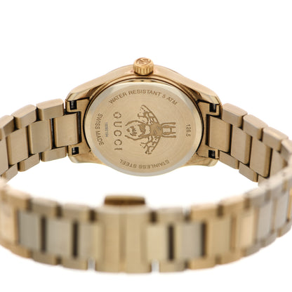 Gucci Stainless Steel 27mm G-Timeless Charm Quartz Watch Gold 4 of 6