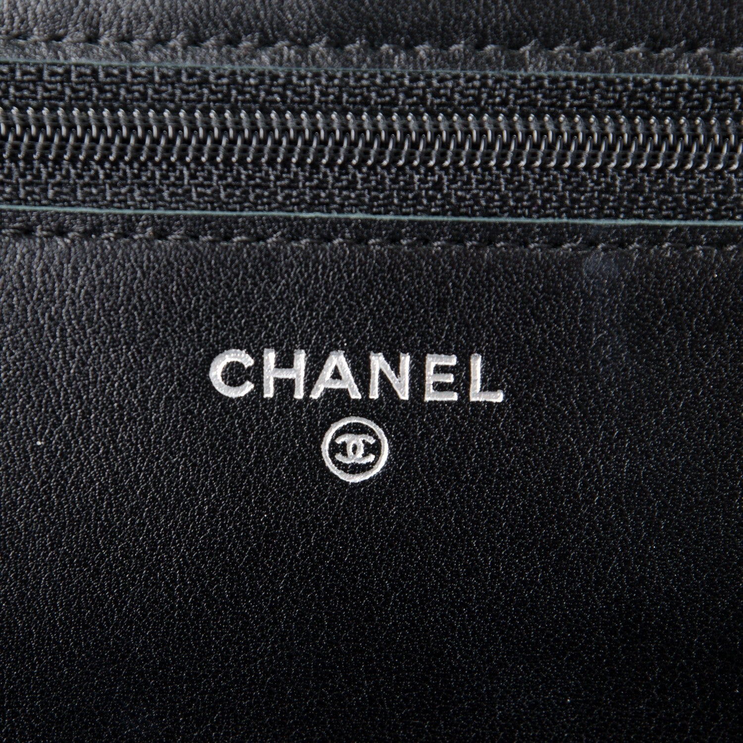 Chanel Caviar Timeless CC Wallet On Chain WOC Black 6 of 8