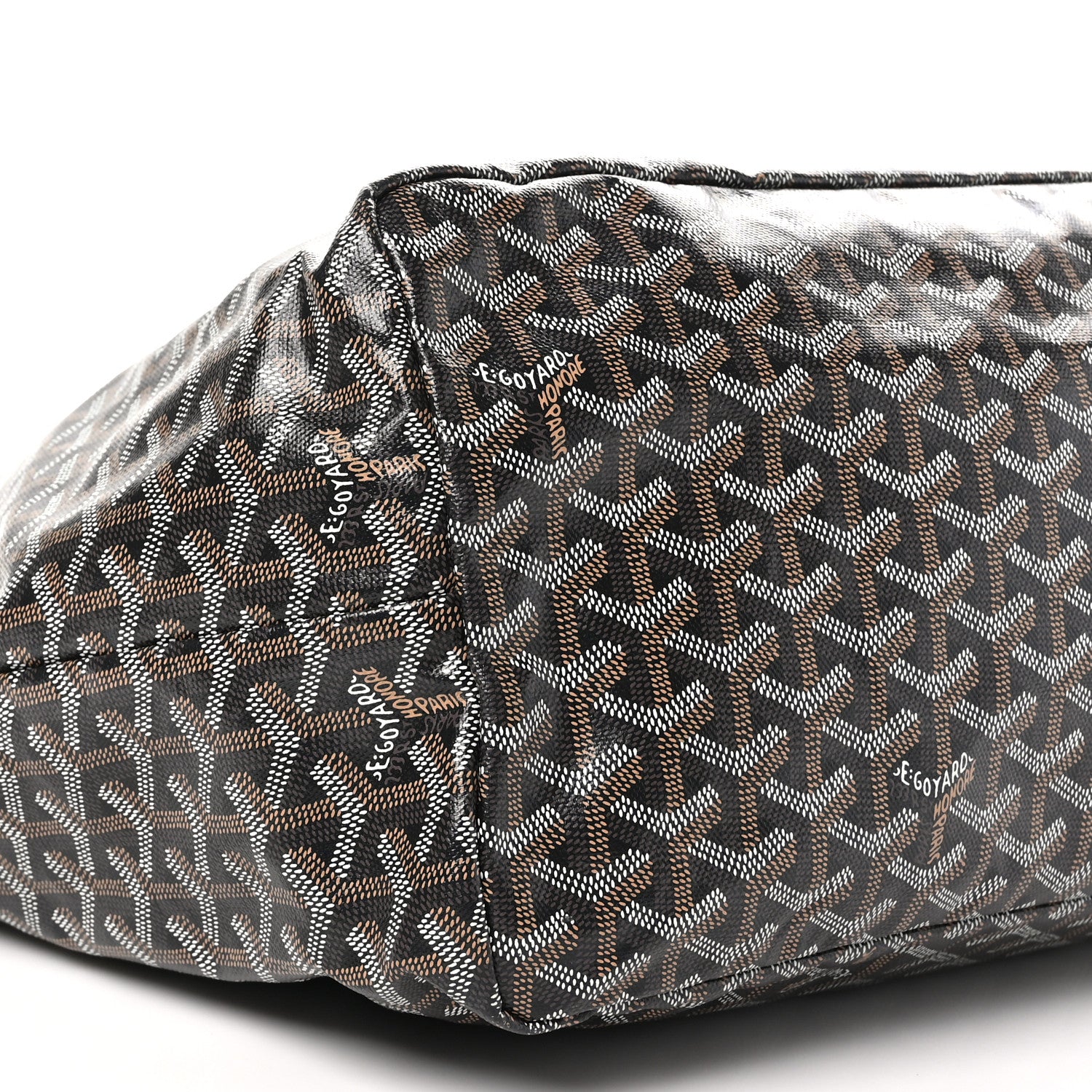 Goyard Goyardine Saint Louis GM Black Gold 10 of 11