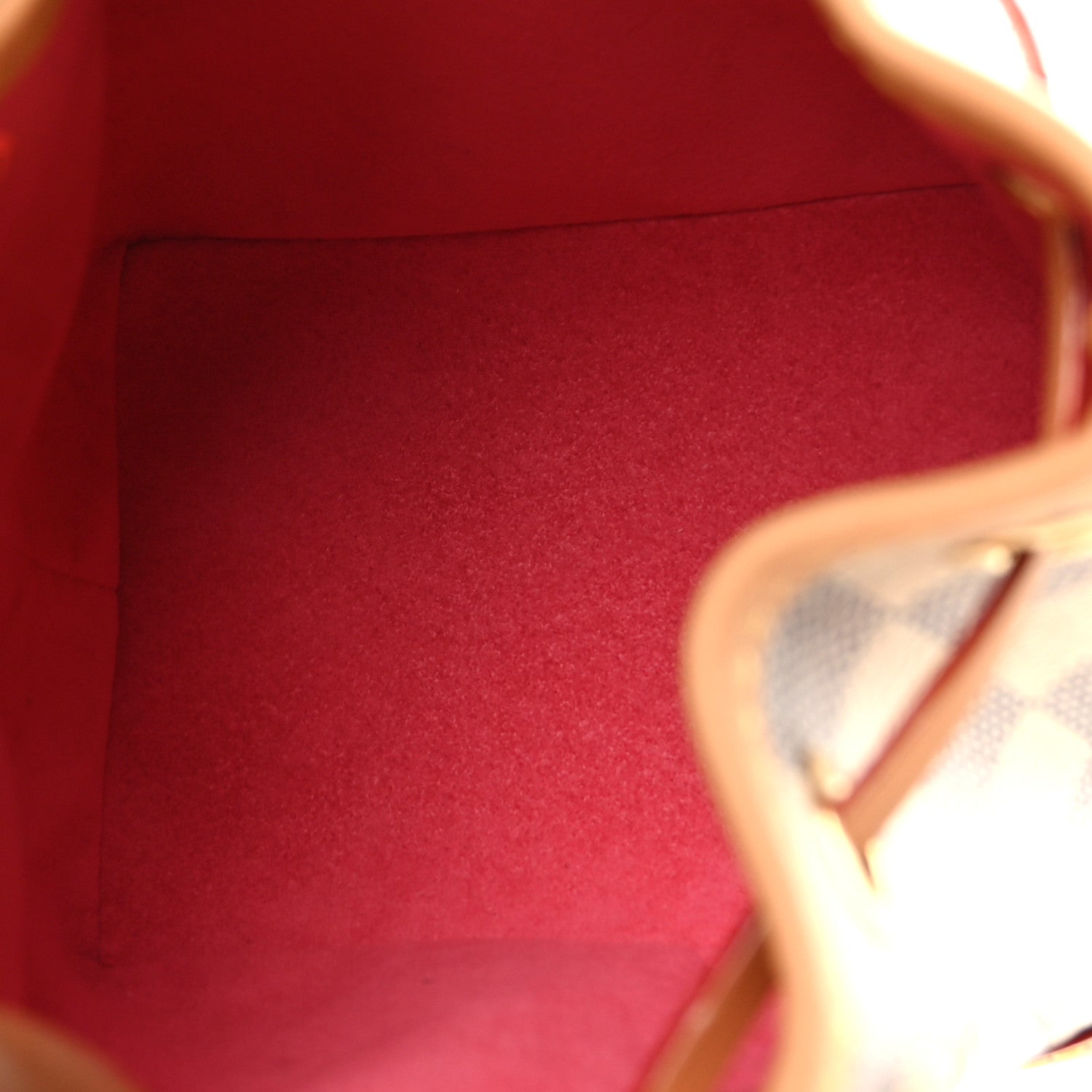 Louis Vuitton LOUIS VUITTON Damier Azur Vivienne Sac Nano Noe Dragon Fruit Pink 5 of 10