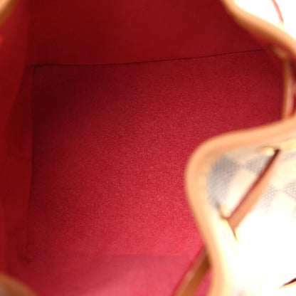 Louis Vuitton LOUIS VUITTON Damier Azur Vivienne Sac Nano Noe Dragon Fruit Pink 5 of 10