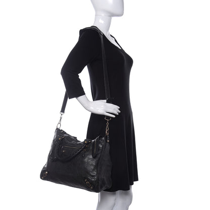 Balenciaga Agneau Giant 12 Rose Gold Hardware Velo Black 2 of 9
