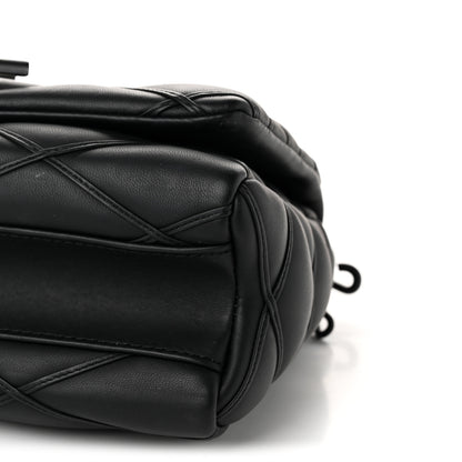 Louis Vuitton Lambskin Malletage Monochrome Top Handle GO-14 MM Black 10 of 10