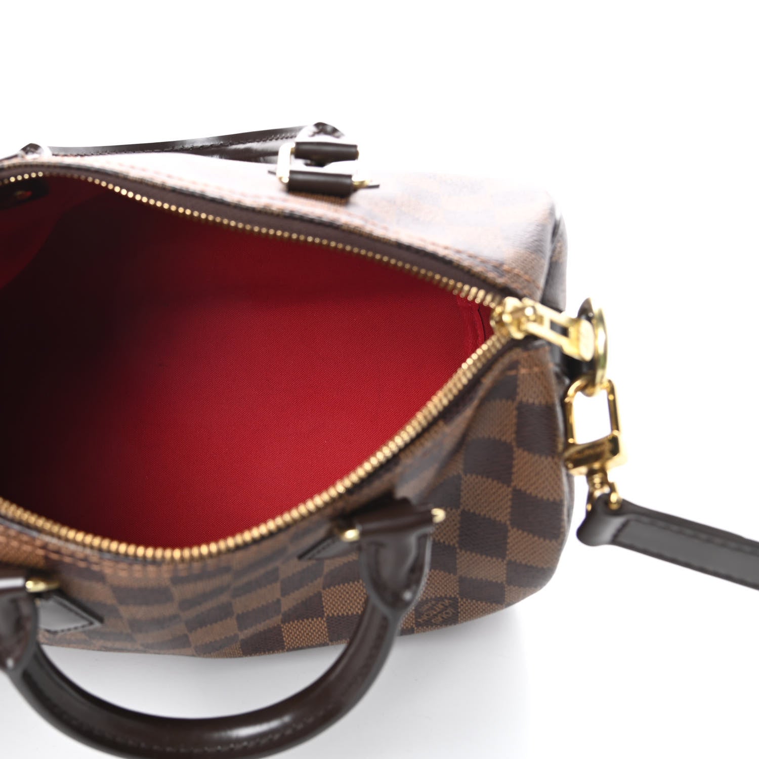 Louis Vuitton Damier Ebene Speedy Bandouliere 25 5 of 10
