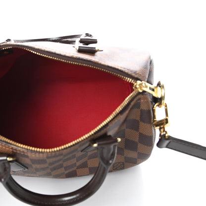Louis Vuitton Damier Ebene Speedy Bandouliere 25 5 of 10