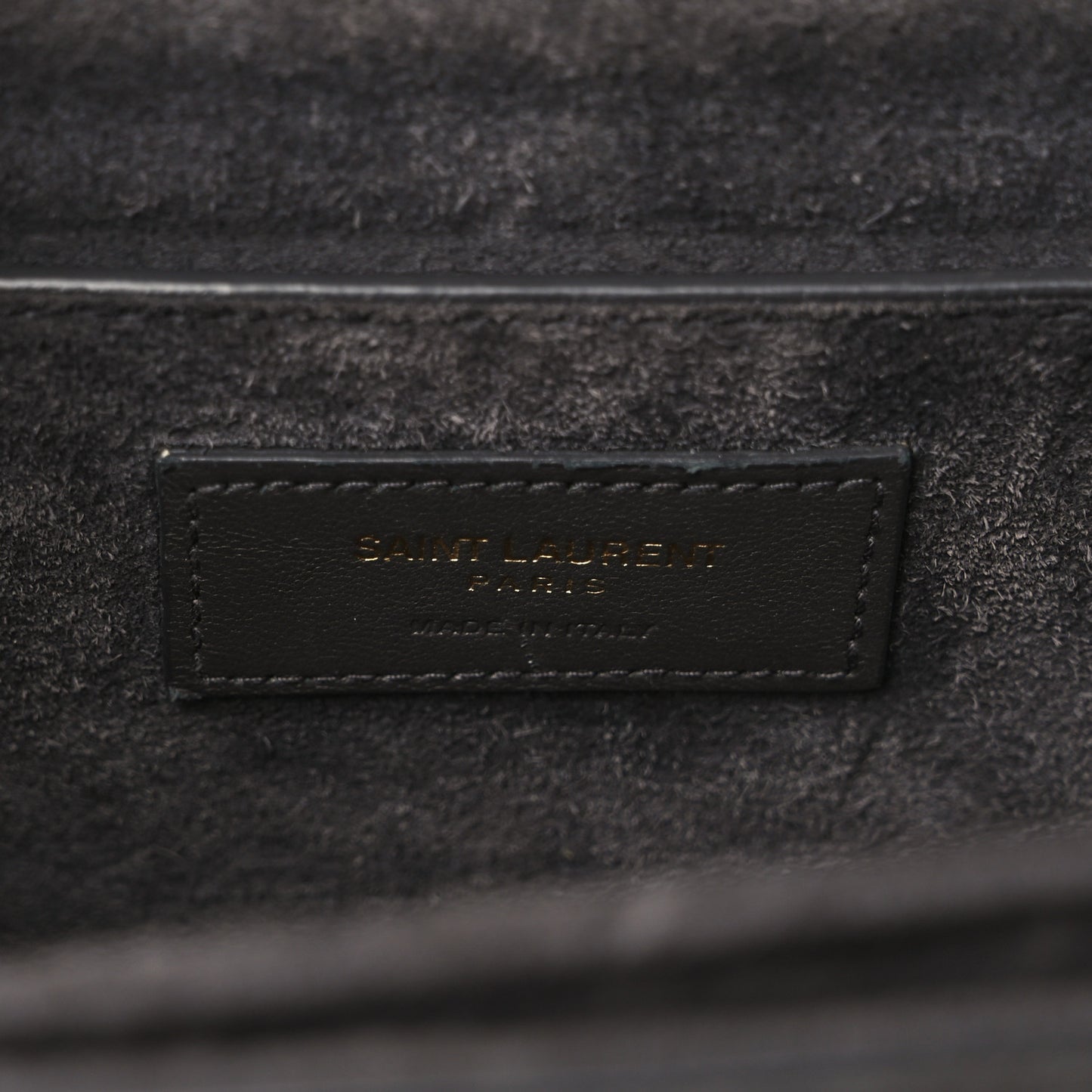 Smooth Calfskin Suede Medium Bellechasse Grey