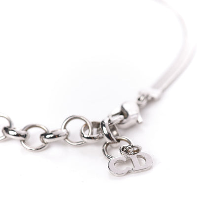 Christian Dior Bow CD Logo Bracelet Silver 4 of 7
