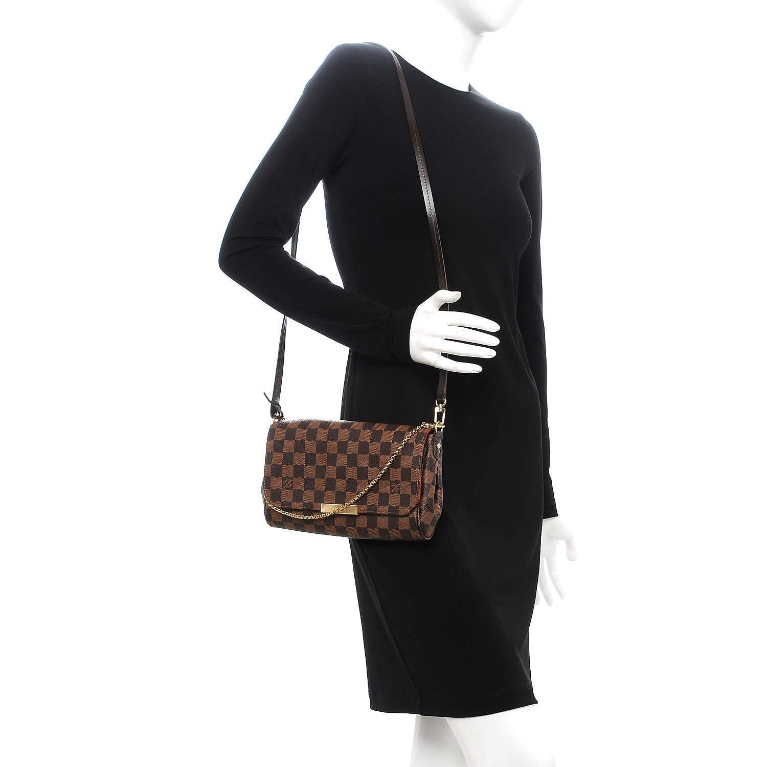 Louis Vuitton Damier Ebene Favorite MM 2 of 8