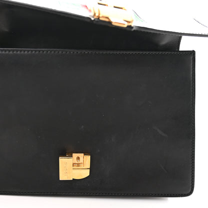 Gucci Calfskin Small Sylvie Shoulder Bag Black 13 of 16