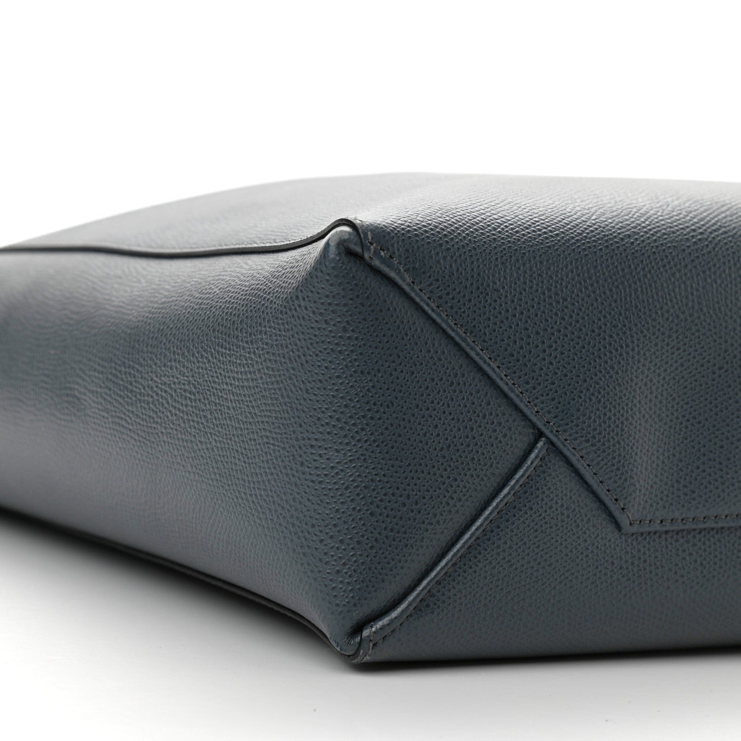 Celine Grained Calfskin Small Vertical Cabas Storm 10 of 11