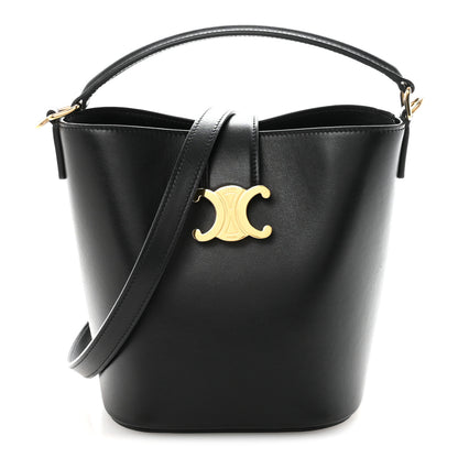 Celine Smooth Calfskin Triomphe Small Louise Bag Black 1 of 10