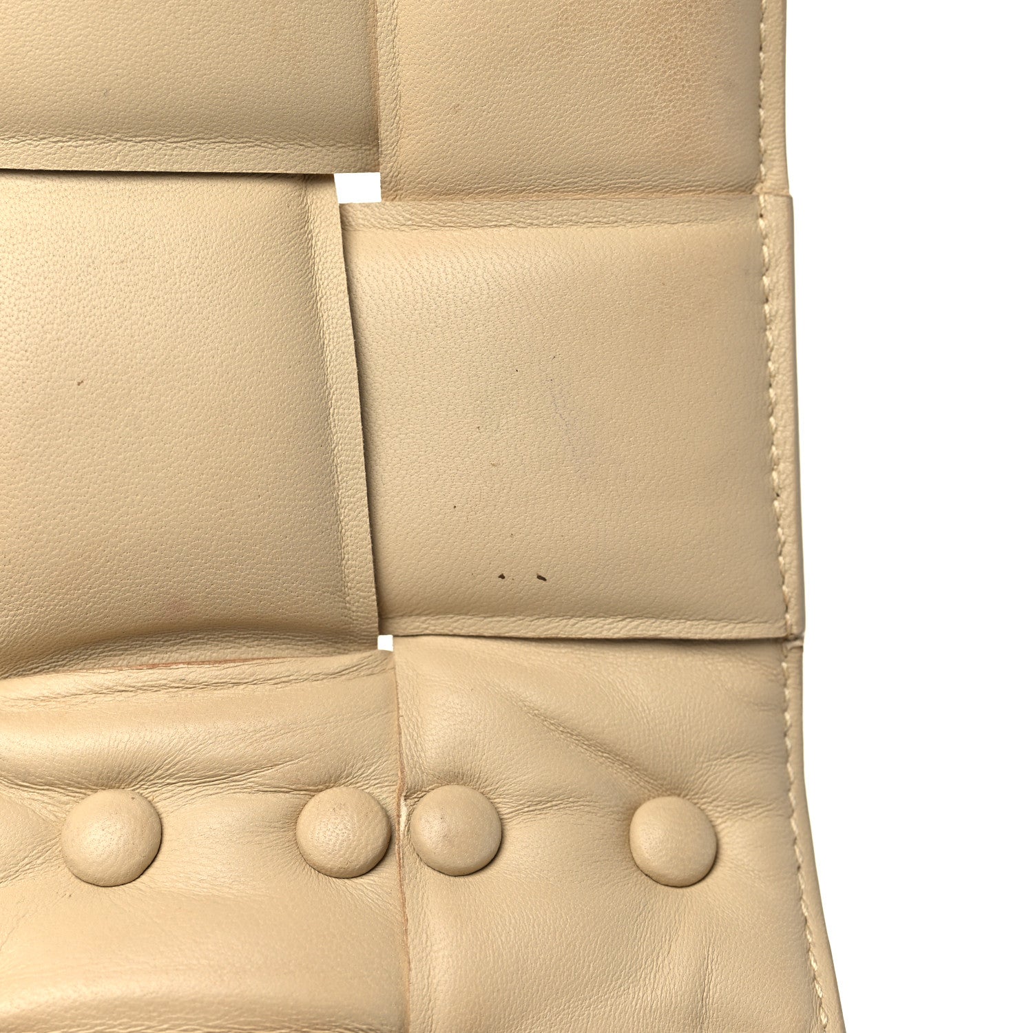 Bottega Veneta Lambskin Maxi Intreccio Padded Chain Cassette Crossbody Bag Porridge 7 of 9