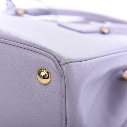 Prada Saffiano Small Galleria Double Zip Tote Glicine 12 of 18