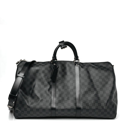 Louis Vuitton Damier Graphite Keepall Bandouliere 55 1 of 9