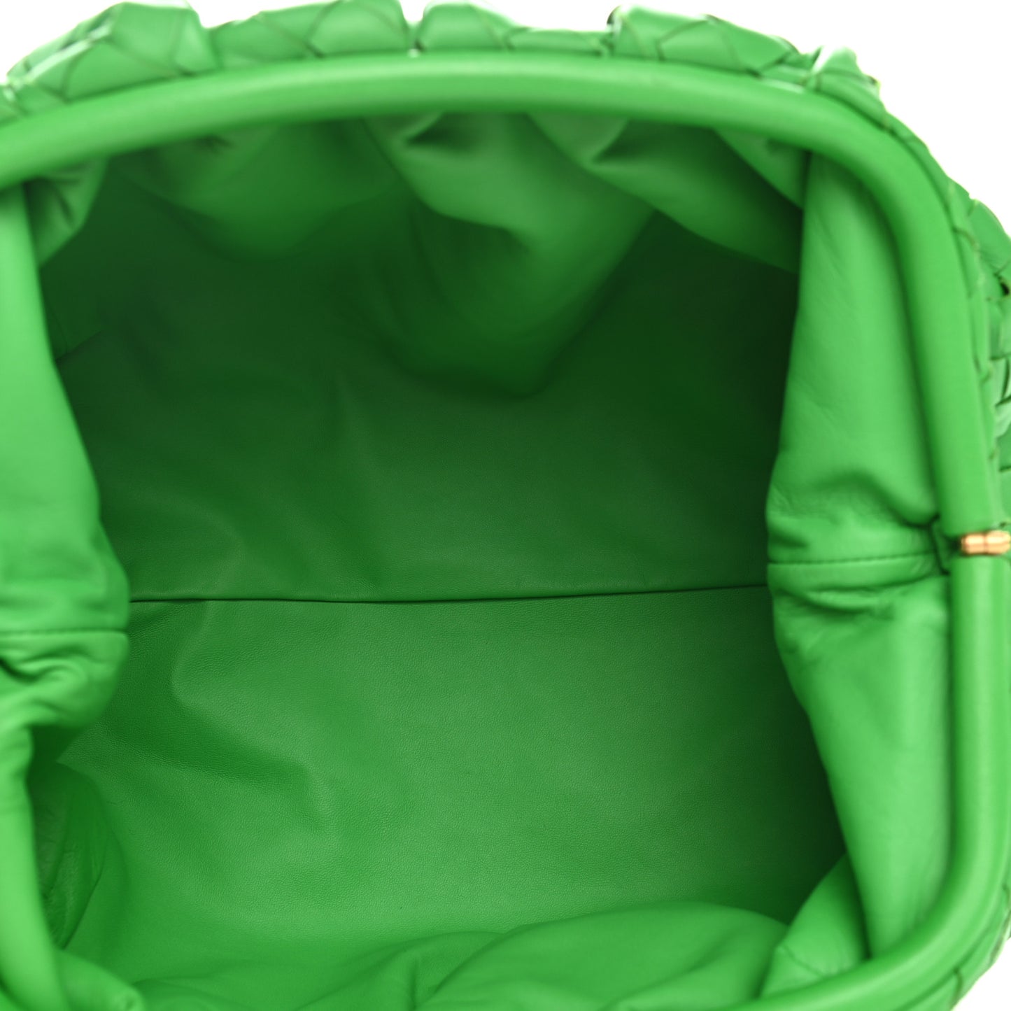 Nappa Maxi Intrecciato The Pouch Oversized Clutch Parakeet