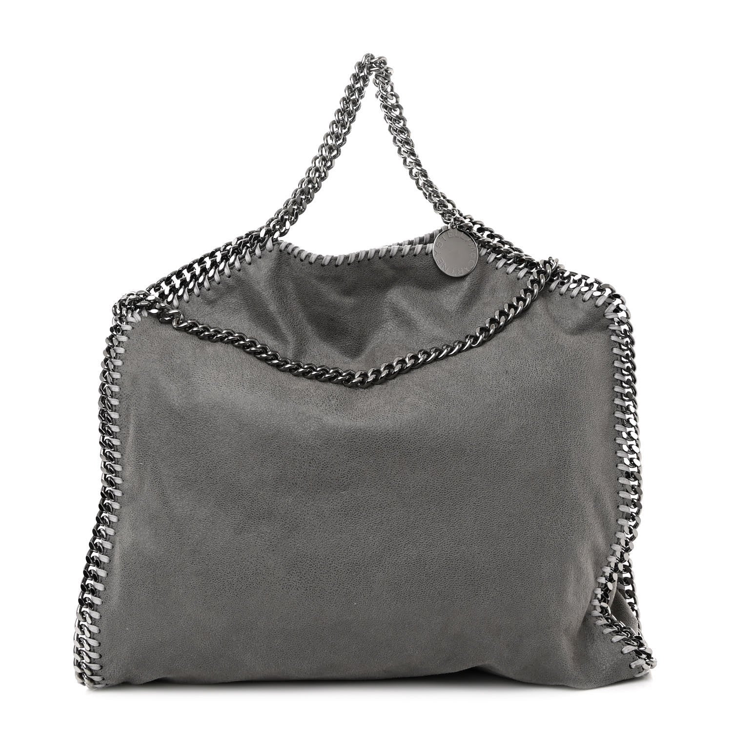 Stella McCartney Shaggy Deer Falabella Fold Over Tote Grey 1 of 10