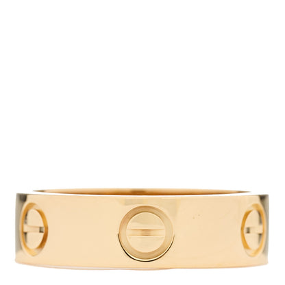 Cartier 18K Yellow Gold 5.5mm LOVE Ring 53 6.25 1 of 4
