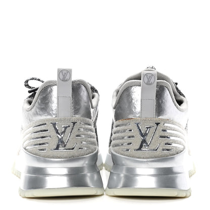 Louis Vuitton Technical Knit Mens V.N.R Sneakers 8 Silver 6 of 12