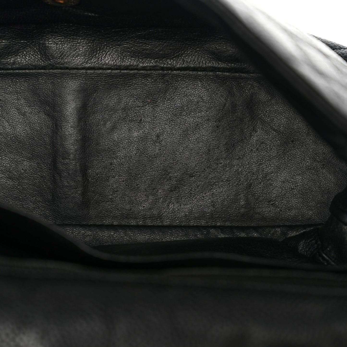 Caviar Quilted Jumbo Single Flap Black