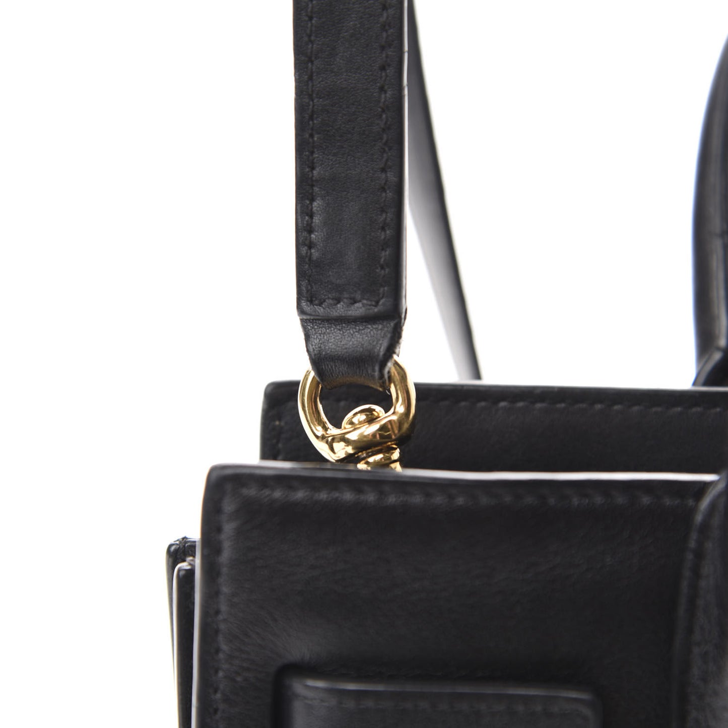 Calfskin Nano Sac de Jour Black