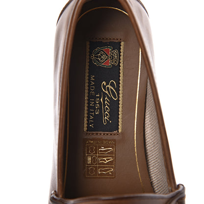 Gucci Calfskin Womens 1953 Horsebit Loafers 34 Brown 8 of 9