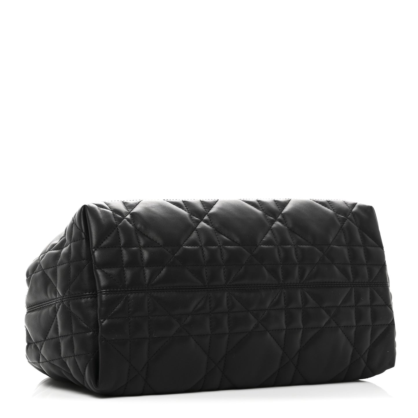 Calfskin Macrocannage Medium Toujours Black