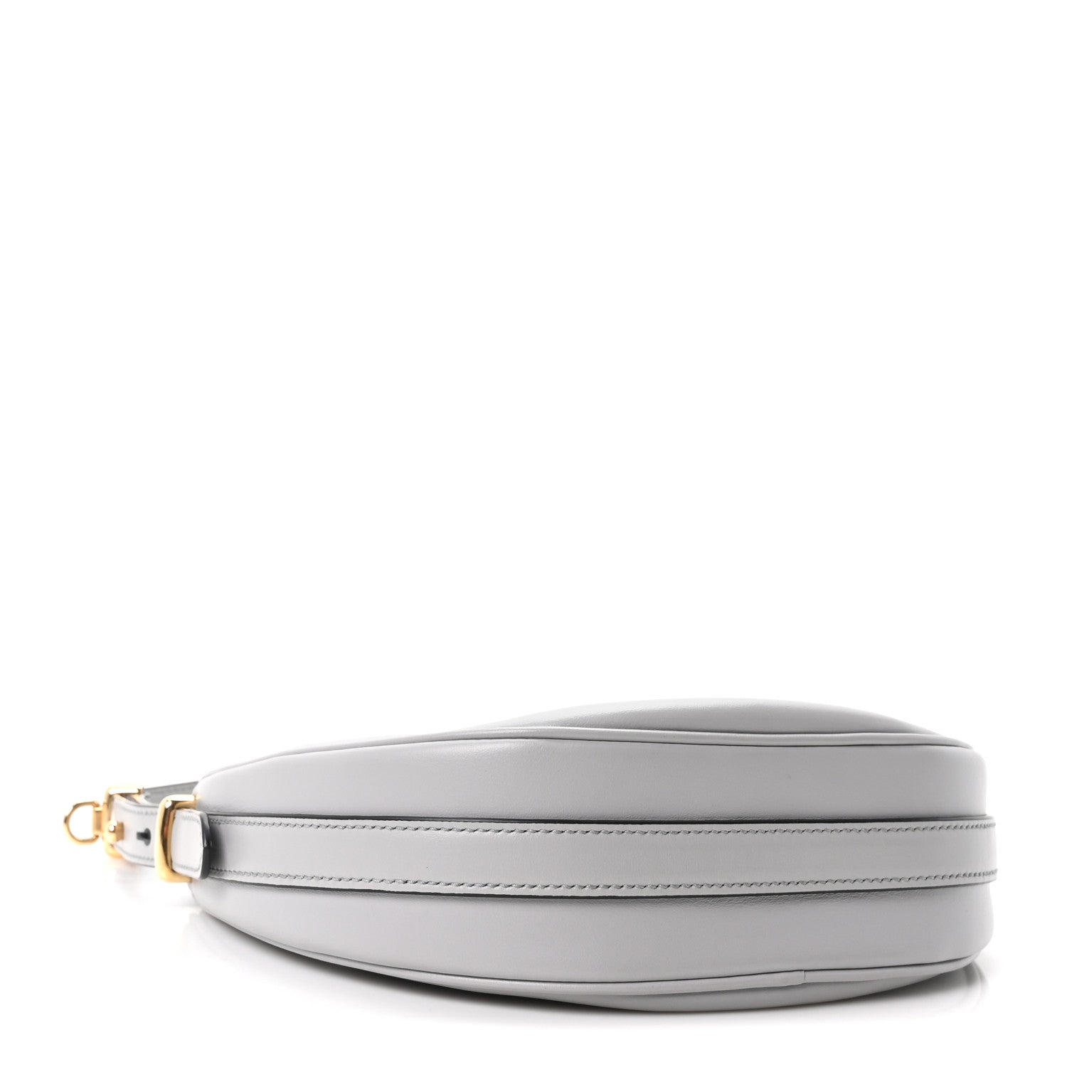 Prada Soft Calfskin Arque Shoulder Bag Ardesia 4 of 10