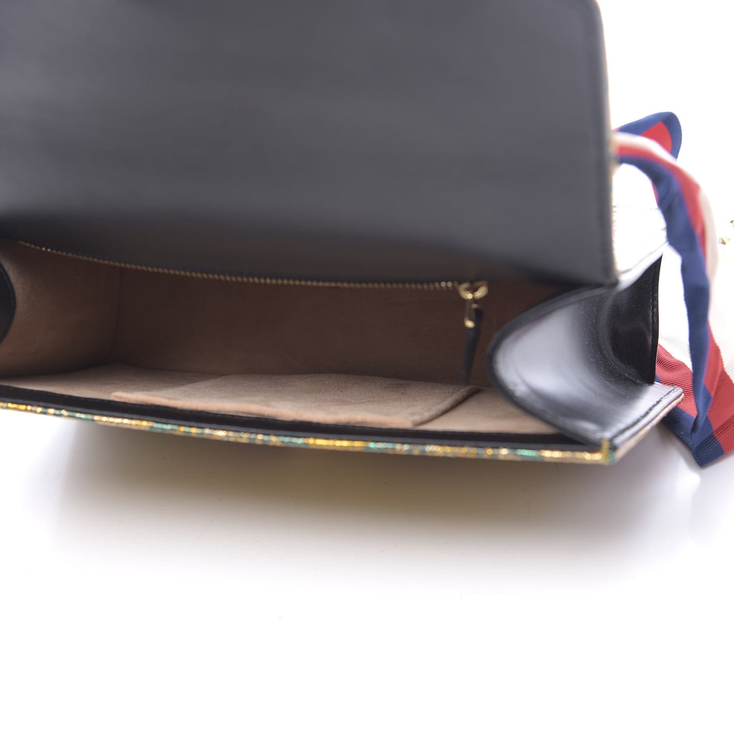 Iridescent Brocade Small Sylvie Shoulder Bag Gold
