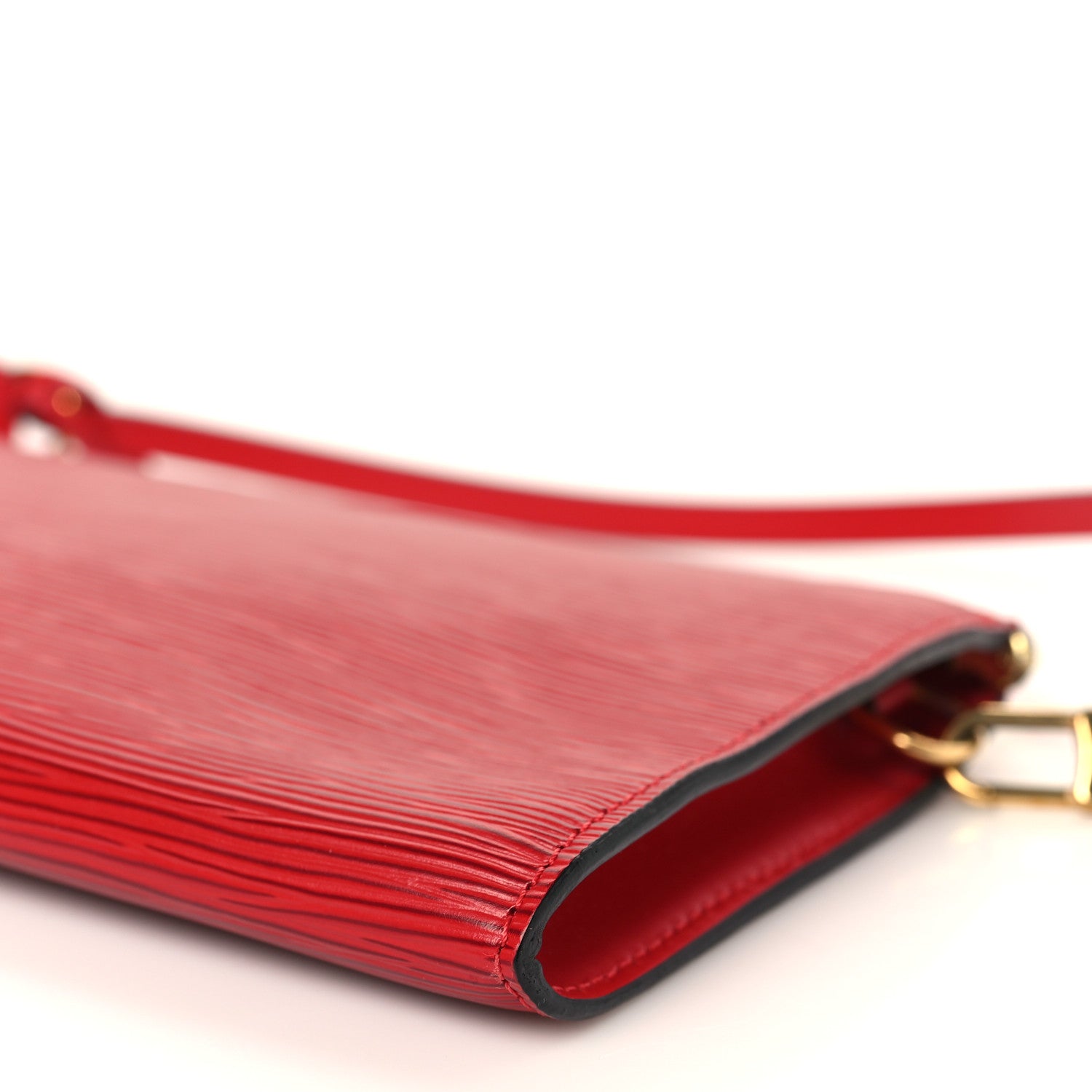 Louis Vuitton Epi Pochette Accessories 24 Castillan Red 8 of 8
