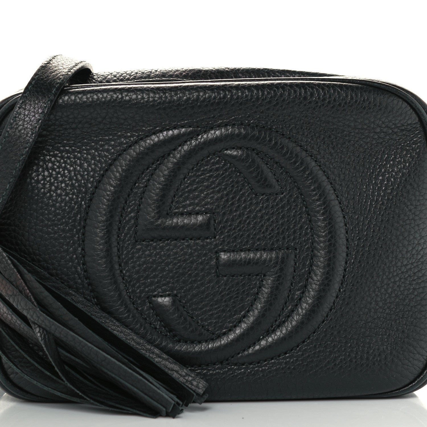 Gucci Pebbled Calfskin Small Soho Disco Bag Black 10 of 12