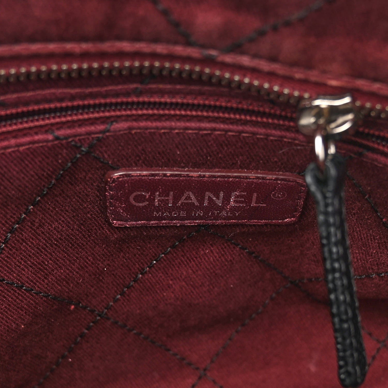 Chanel Grained Calfskin Shopping Fever Tote Black 6 of 12