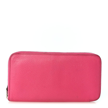 Hermes Chevre Mysore Azap Wallet Rose Shocking 1 of 10