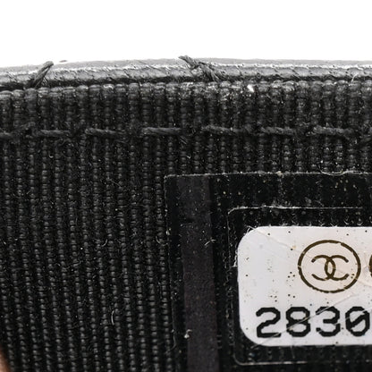 Chanel Lambskin Quilted Flap Card Holder Black 7 of 11